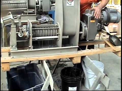 Dewatering Primary Sludge from Paper Mill Vincent Screw Press