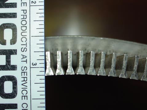 Cross Section of Wedgewire Screen